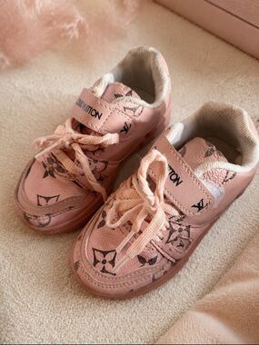 Louis Vuitton Baby Pink Monogram Sneakers